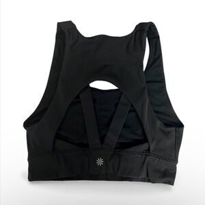 Athleta Jet Black Racerback Crop Top